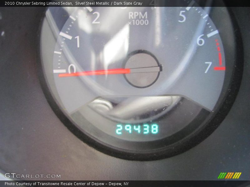 Silver Steel Metallic / Dark Slate Gray 2010 Chrysler Sebring Limited Sedan