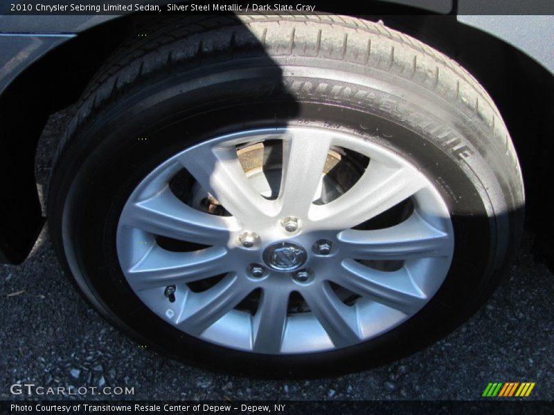 Silver Steel Metallic / Dark Slate Gray 2010 Chrysler Sebring Limited Sedan