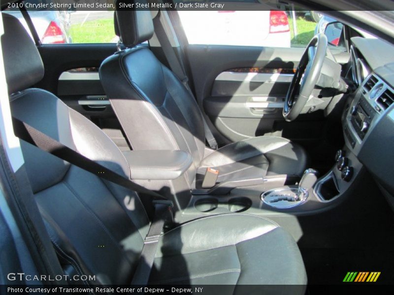 Silver Steel Metallic / Dark Slate Gray 2010 Chrysler Sebring Limited Sedan