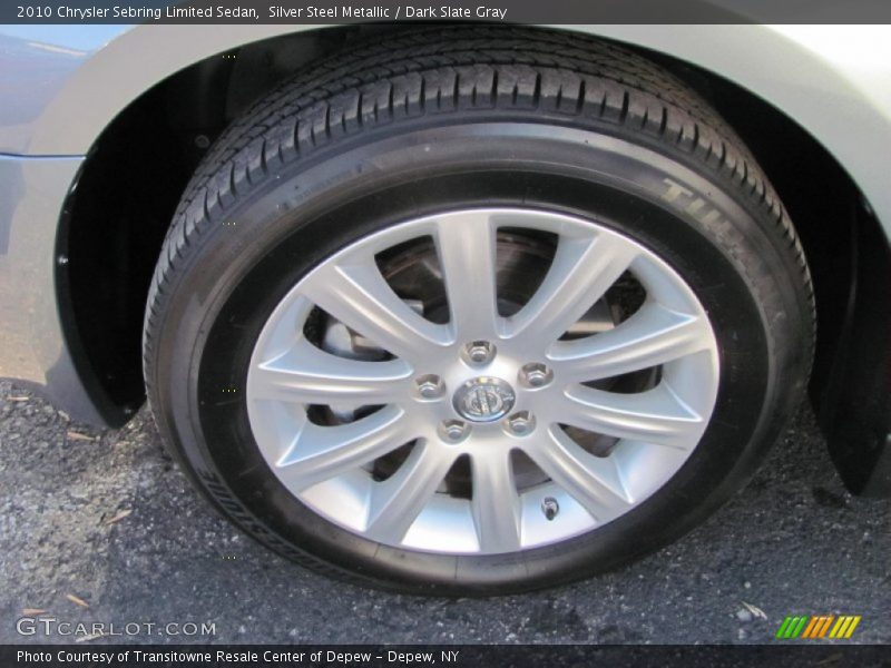 Silver Steel Metallic / Dark Slate Gray 2010 Chrysler Sebring Limited Sedan
