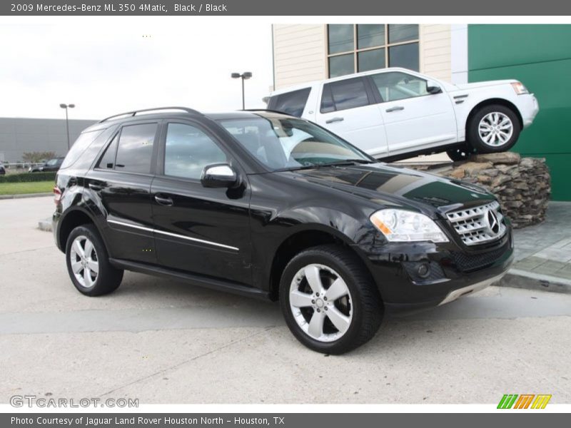 Black / Black 2009 Mercedes-Benz ML 350 4Matic