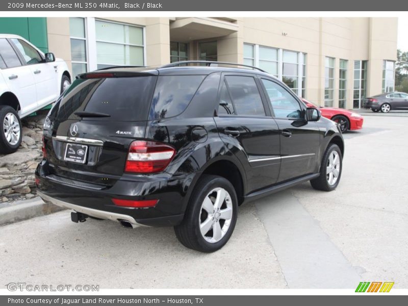 Black / Black 2009 Mercedes-Benz ML 350 4Matic