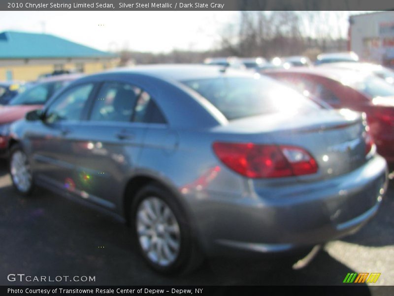 Silver Steel Metallic / Dark Slate Gray 2010 Chrysler Sebring Limited Sedan