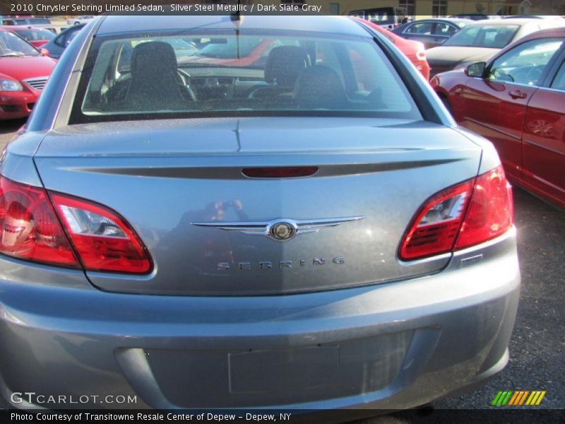 Silver Steel Metallic / Dark Slate Gray 2010 Chrysler Sebring Limited Sedan