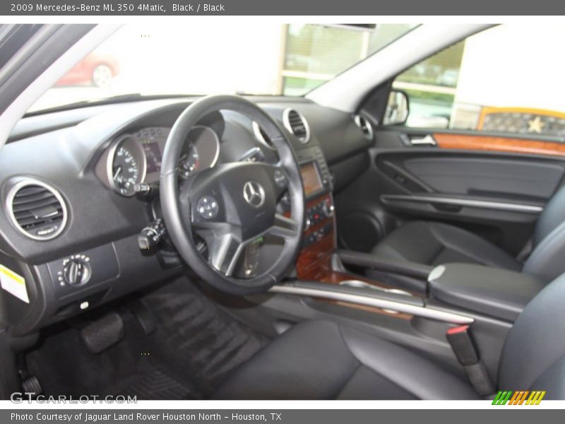 Black / Black 2009 Mercedes-Benz ML 350 4Matic