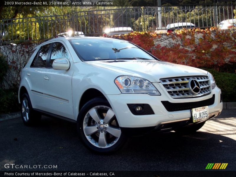 Arctic White / Cashmere 2009 Mercedes-Benz ML 350 4Matic