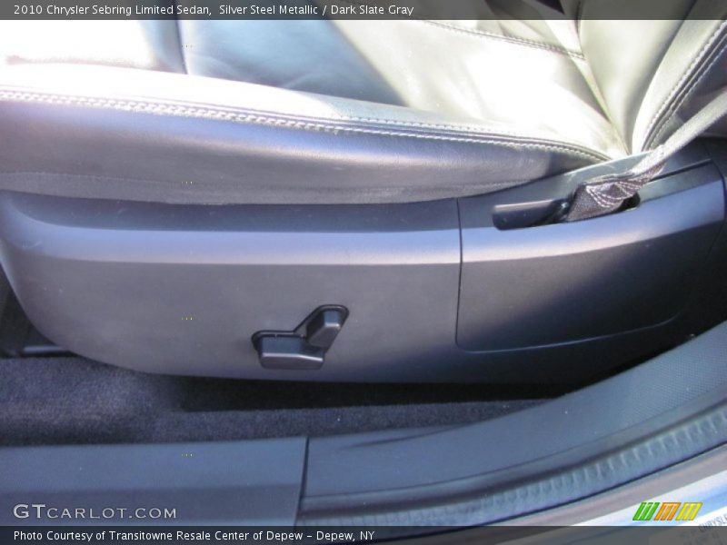 Silver Steel Metallic / Dark Slate Gray 2010 Chrysler Sebring Limited Sedan