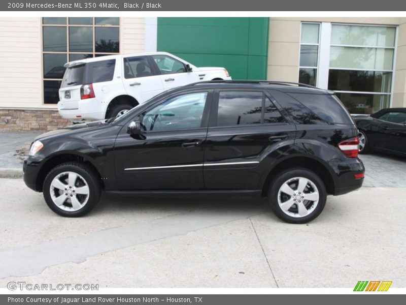 Black / Black 2009 Mercedes-Benz ML 350 4Matic