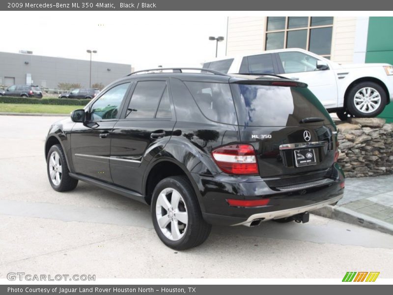 Black / Black 2009 Mercedes-Benz ML 350 4Matic