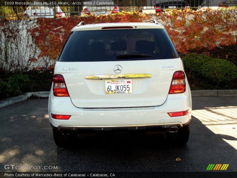 Arctic White / Cashmere 2009 Mercedes-Benz ML 350 4Matic