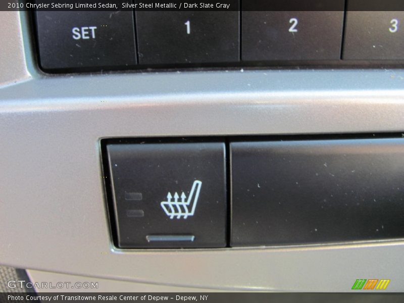 Silver Steel Metallic / Dark Slate Gray 2010 Chrysler Sebring Limited Sedan