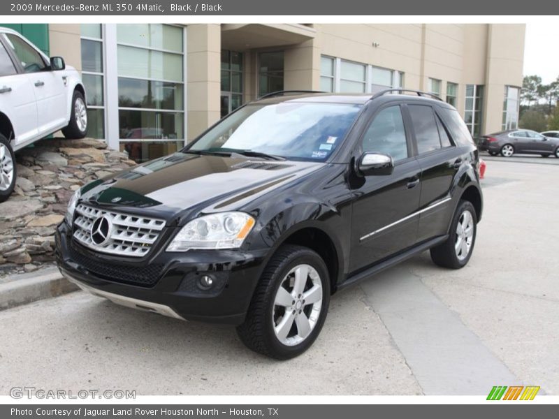 Black / Black 2009 Mercedes-Benz ML 350 4Matic