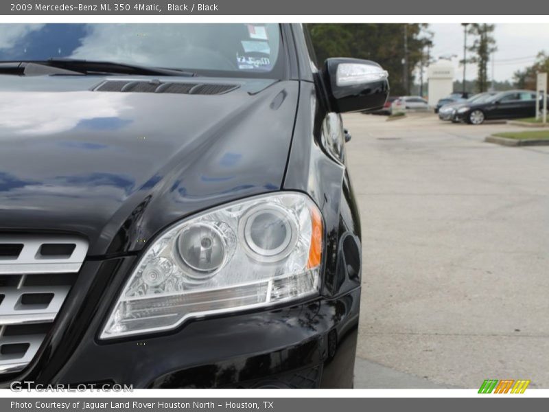 Black / Black 2009 Mercedes-Benz ML 350 4Matic