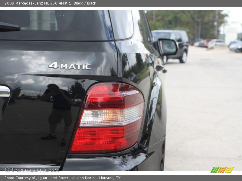 Black / Black 2009 Mercedes-Benz ML 350 4Matic