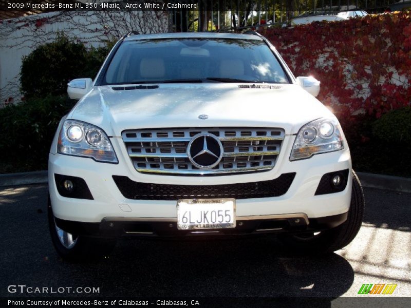 Arctic White / Cashmere 2009 Mercedes-Benz ML 350 4Matic