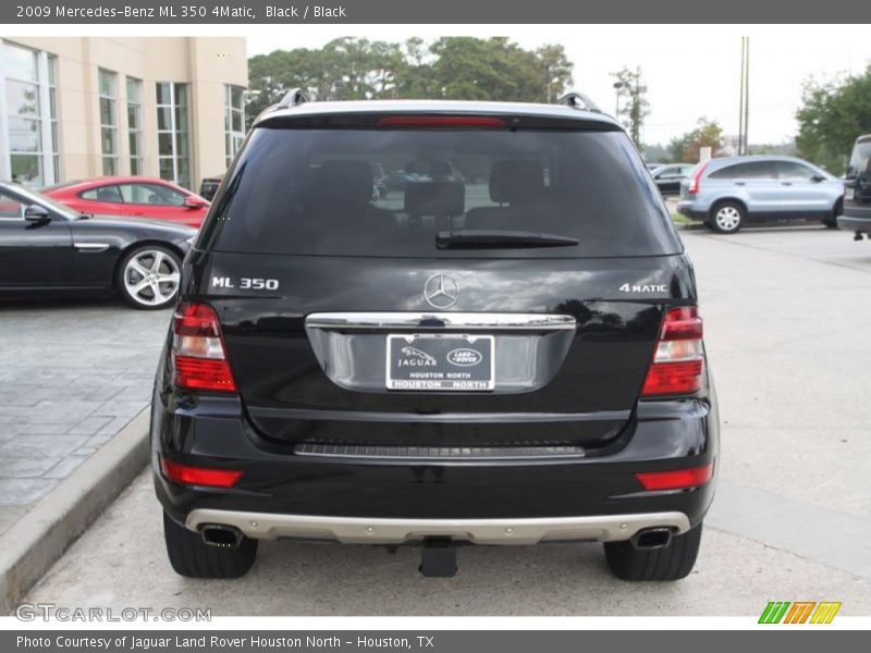 Black / Black 2009 Mercedes-Benz ML 350 4Matic