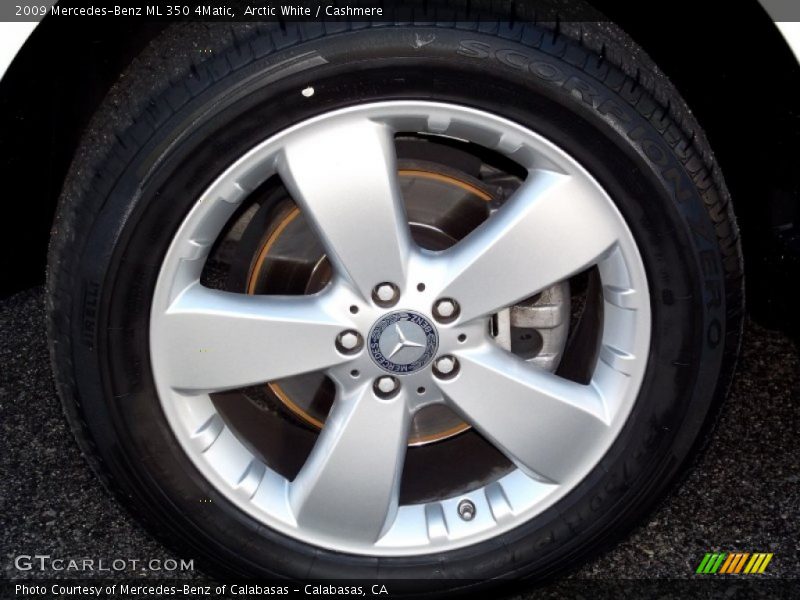 Arctic White / Cashmere 2009 Mercedes-Benz ML 350 4Matic