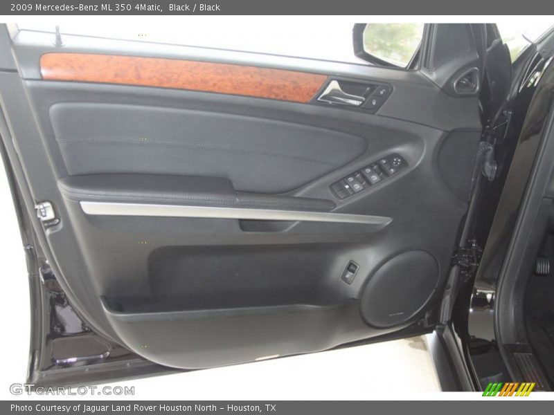 Black / Black 2009 Mercedes-Benz ML 350 4Matic