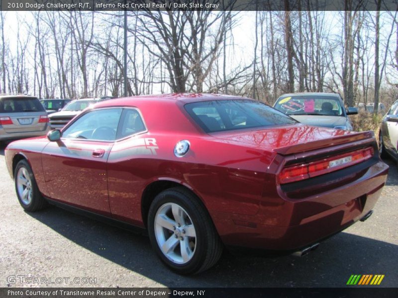 Inferno Red Crystal Pearl / Dark Slate Gray 2010 Dodge Challenger R/T