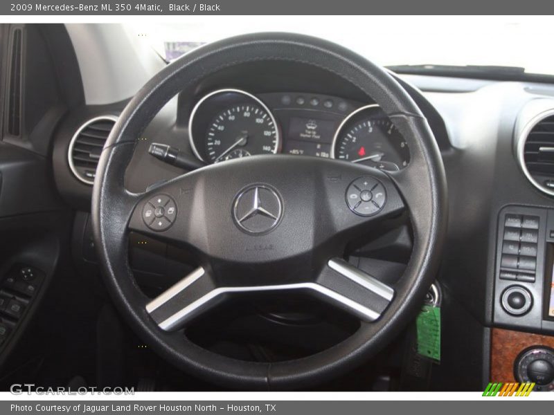 Black / Black 2009 Mercedes-Benz ML 350 4Matic