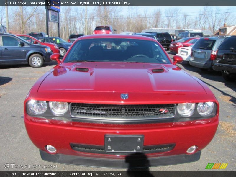 Inferno Red Crystal Pearl / Dark Slate Gray 2010 Dodge Challenger R/T