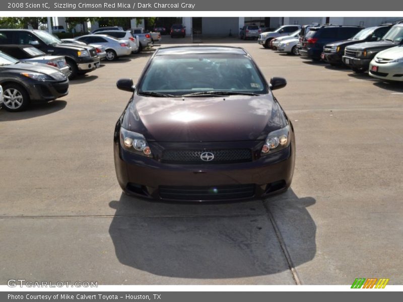 Sizzling Crimson Red Mica / Dark Charcoal Gray 2008 Scion tC