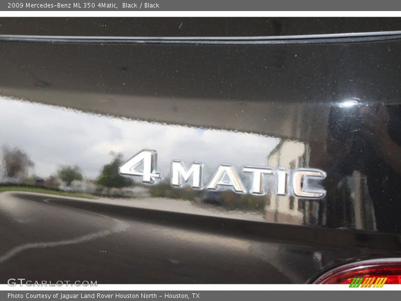 Black / Black 2009 Mercedes-Benz ML 350 4Matic
