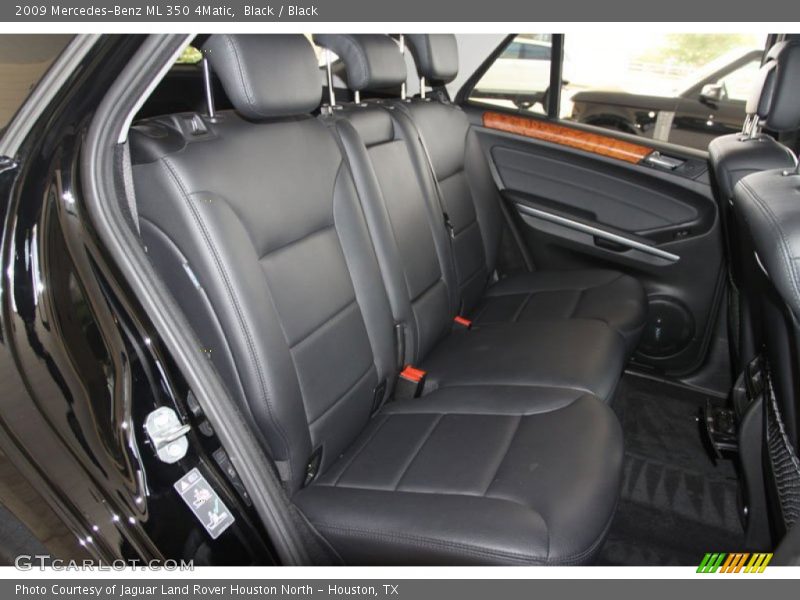 Black / Black 2009 Mercedes-Benz ML 350 4Matic