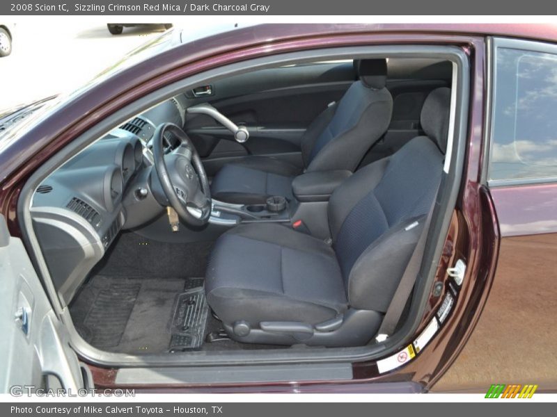 Sizzling Crimson Red Mica / Dark Charcoal Gray 2008 Scion tC