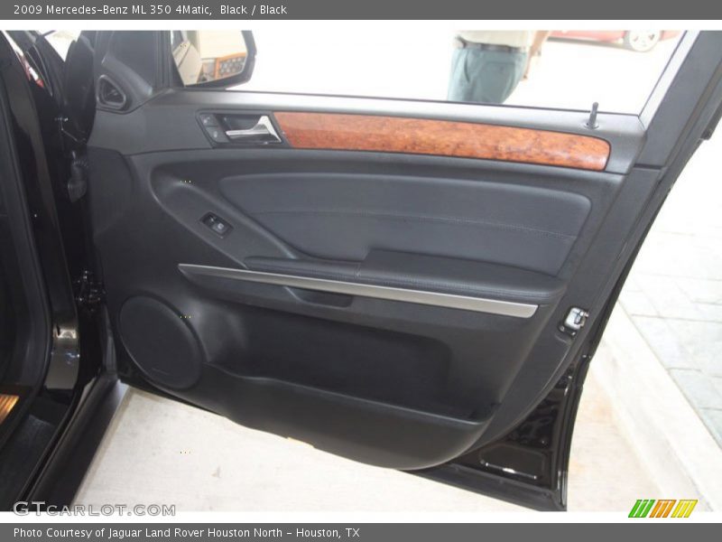Black / Black 2009 Mercedes-Benz ML 350 4Matic