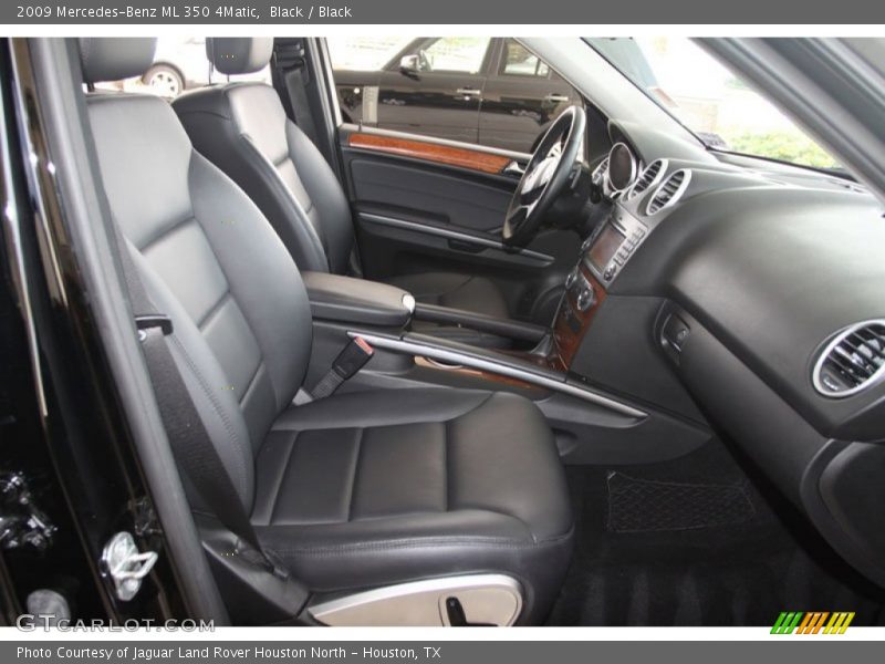Black / Black 2009 Mercedes-Benz ML 350 4Matic