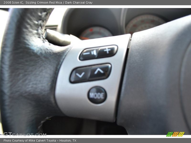 Sizzling Crimson Red Mica / Dark Charcoal Gray 2008 Scion tC