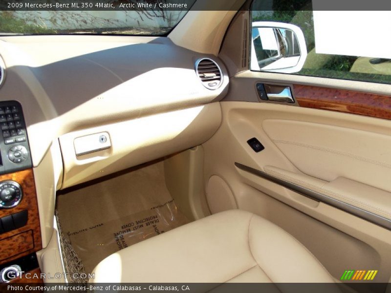 Arctic White / Cashmere 2009 Mercedes-Benz ML 350 4Matic