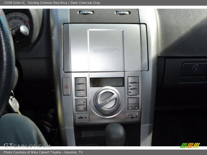 Sizzling Crimson Red Mica / Dark Charcoal Gray 2008 Scion tC