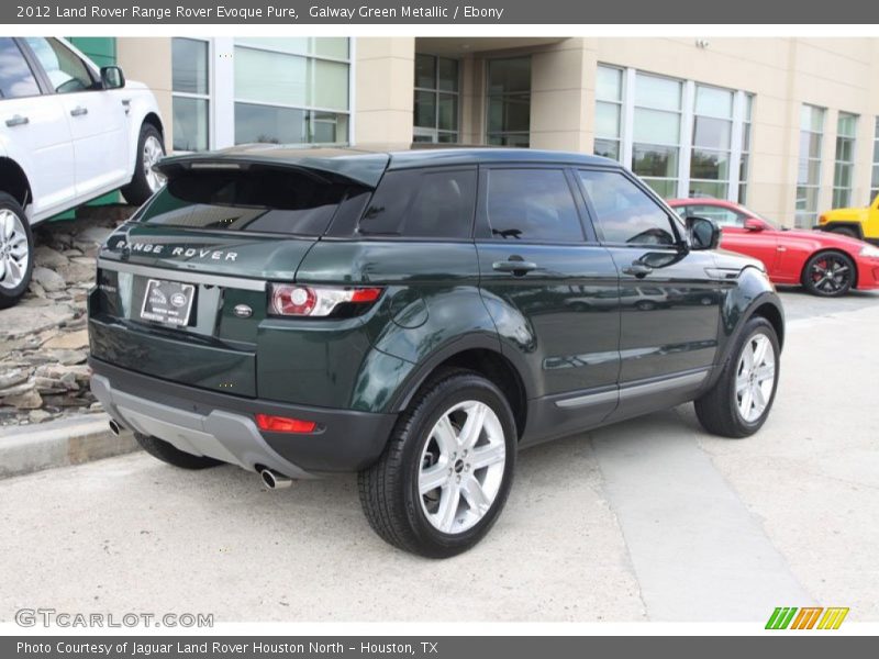 Galway Green Metallic / Ebony 2012 Land Rover Range Rover Evoque Pure