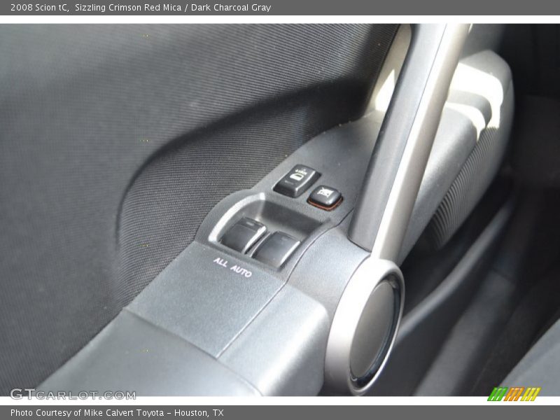 Sizzling Crimson Red Mica / Dark Charcoal Gray 2008 Scion tC