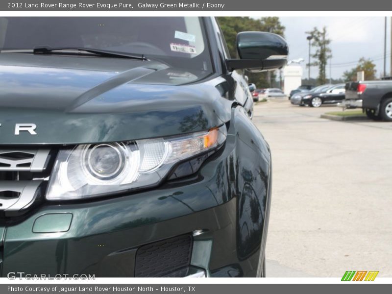 Galway Green Metallic / Ebony 2012 Land Rover Range Rover Evoque Pure