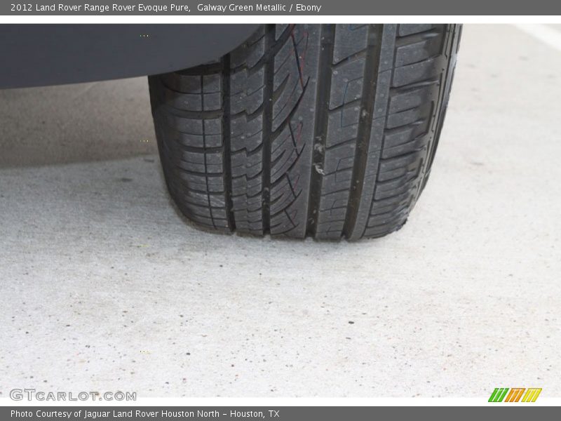 Galway Green Metallic / Ebony 2012 Land Rover Range Rover Evoque Pure