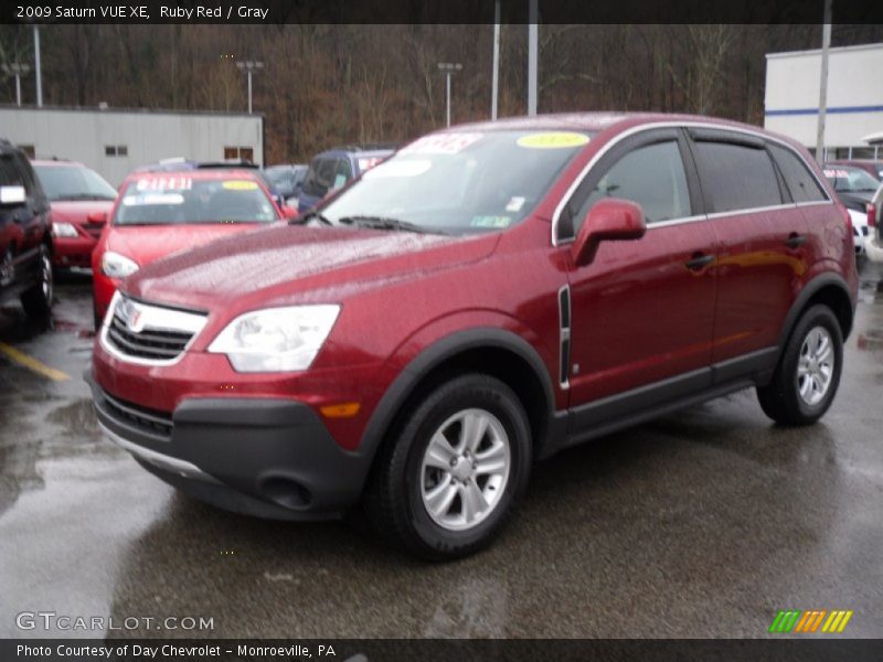 Ruby Red / Gray 2009 Saturn VUE XE