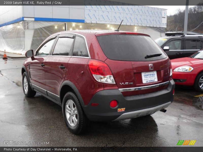 Ruby Red / Gray 2009 Saturn VUE XE