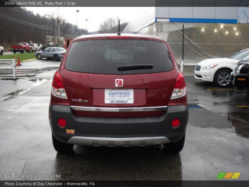 Ruby Red / Gray 2009 Saturn VUE XE