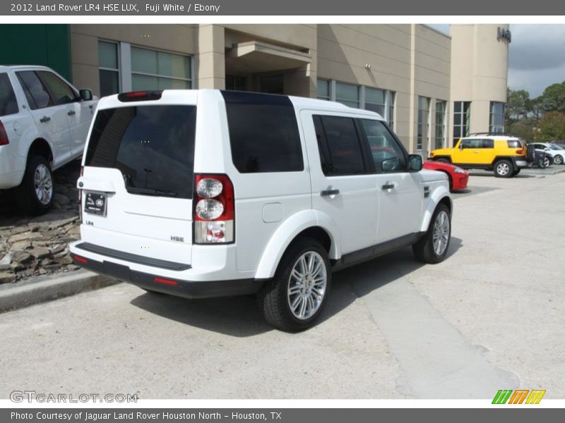 Fuji White / Ebony 2012 Land Rover LR4 HSE LUX