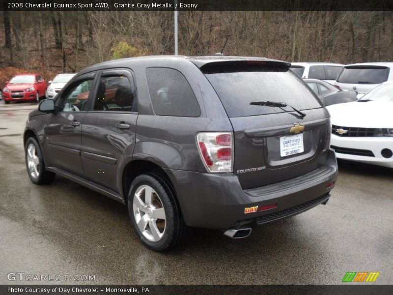 Granite Gray Metallic / Ebony 2008 Chevrolet Equinox Sport AWD