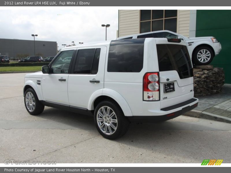 Fuji White / Ebony 2012 Land Rover LR4 HSE LUX