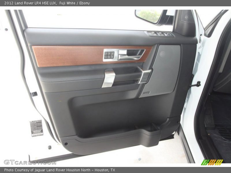 Fuji White / Ebony 2012 Land Rover LR4 HSE LUX