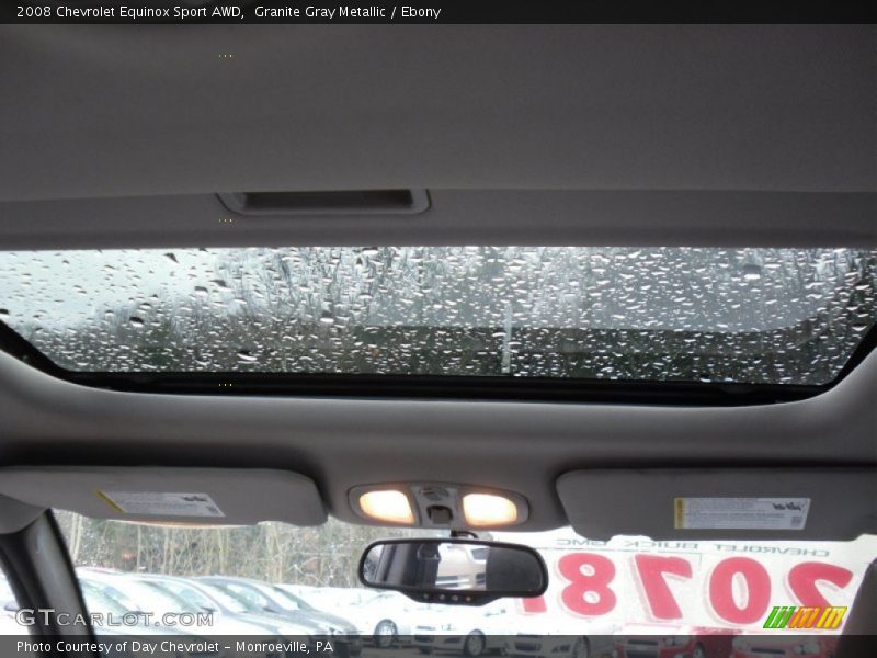 Granite Gray Metallic / Ebony 2008 Chevrolet Equinox Sport AWD