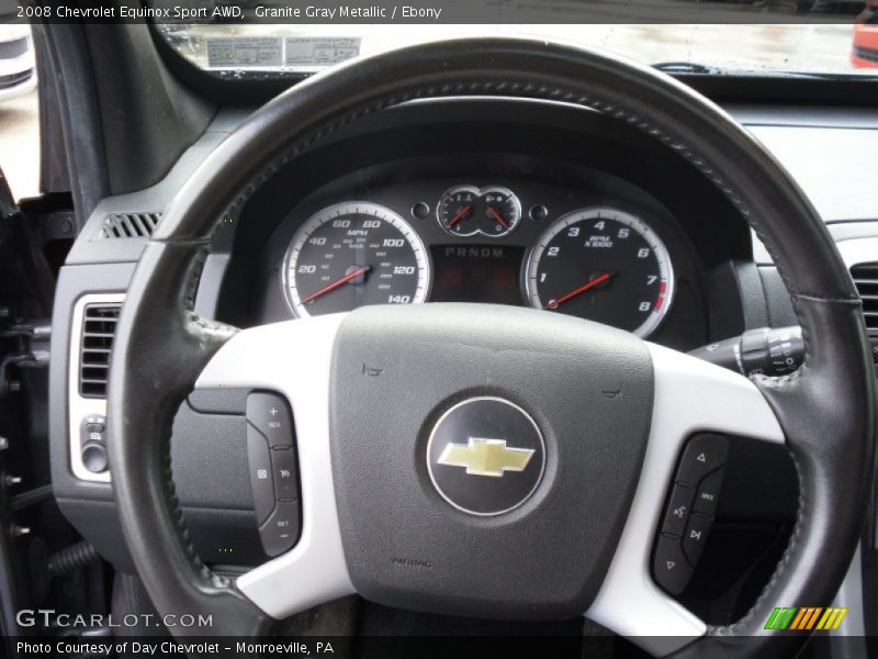 Granite Gray Metallic / Ebony 2008 Chevrolet Equinox Sport AWD