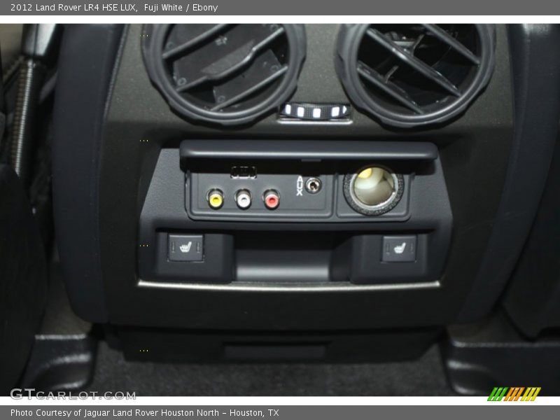 Fuji White / Ebony 2012 Land Rover LR4 HSE LUX