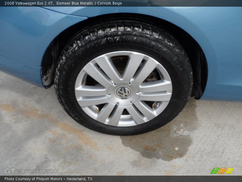Eismeer Blue Metallic / Cornsilk Beige 2008 Volkswagen Eos 2.0T
