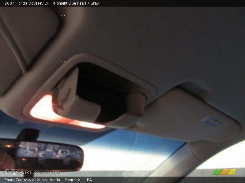Midnight Blue Pearl / Gray 2007 Honda Odyssey LX